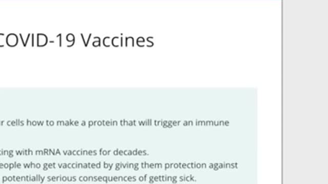 JIC: CDC 'Stealth Edits' Their mRNA Facts Page