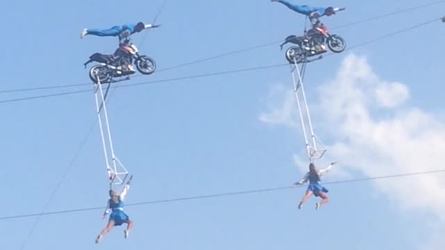 Acrobatics Show at Edelweiss Lodge and Resort