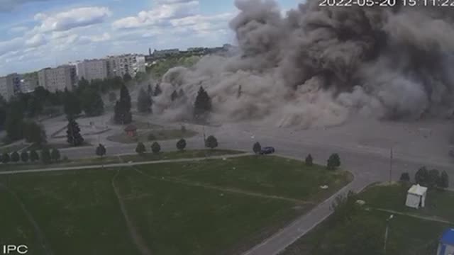 RUSSIAN ROCKET ATTACK ON LOZOVA IN KHARKIV REGION.