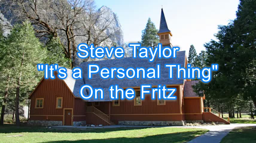 Steve Taylor - It's a Personal Thing #314