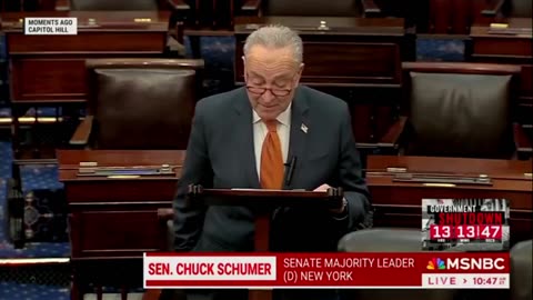 Chuck Schumer just signaled for the Democrats to shut the government down!