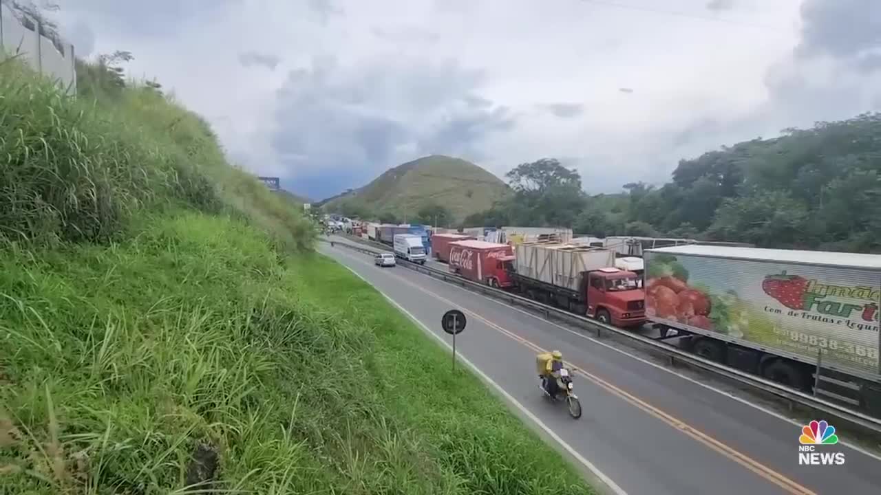 Brazilian Truckers Create Multiple Blockades In Support Of Bolsonaro