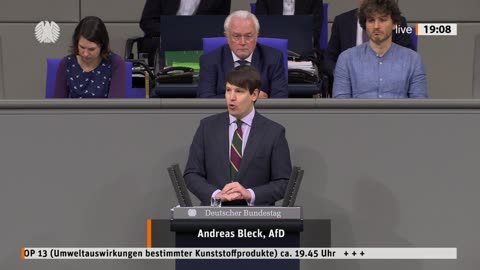Andreas Bleck Rede vom 02.03.2023 - Umweltauswirkungen bestimmter Kunststoffprodukte