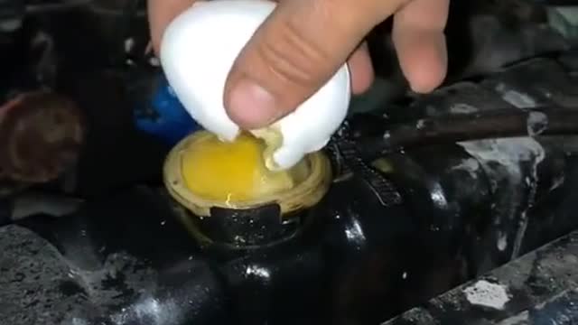 What's the use of an egg? The car repair thing.