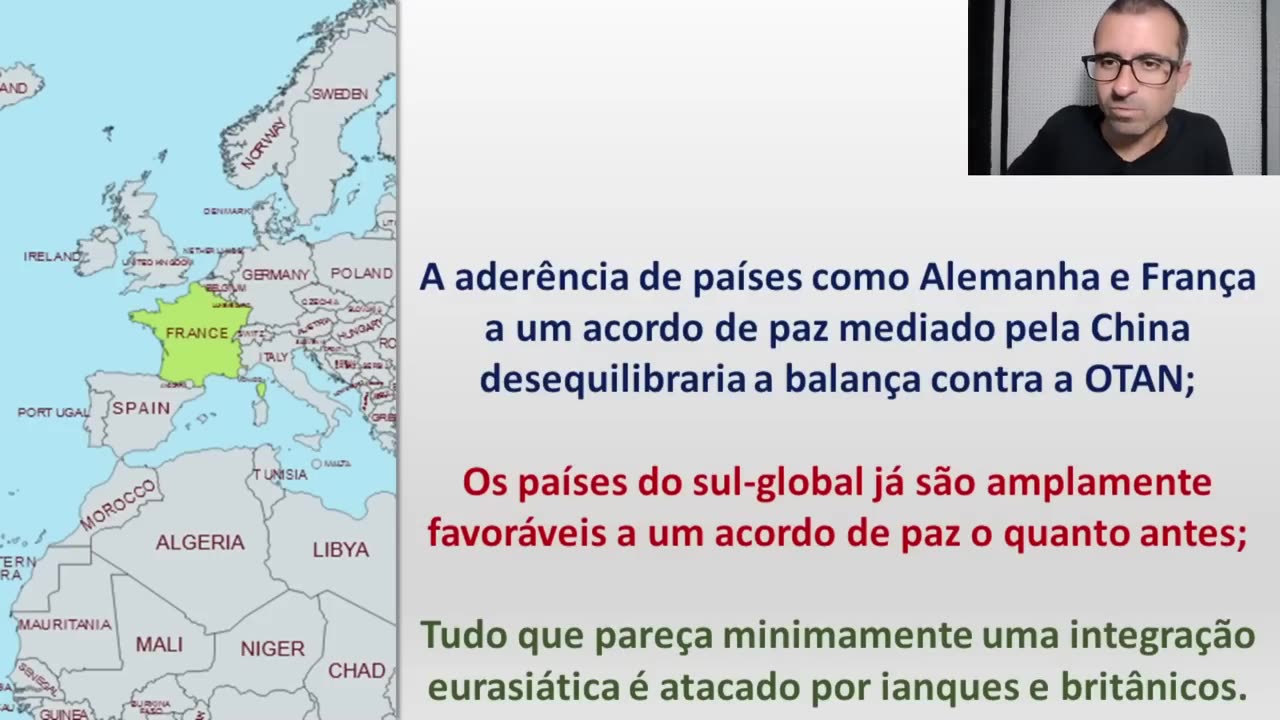 Armas nucleares russas na Bielorrússia. França topa discutir acordo de paz chinês.