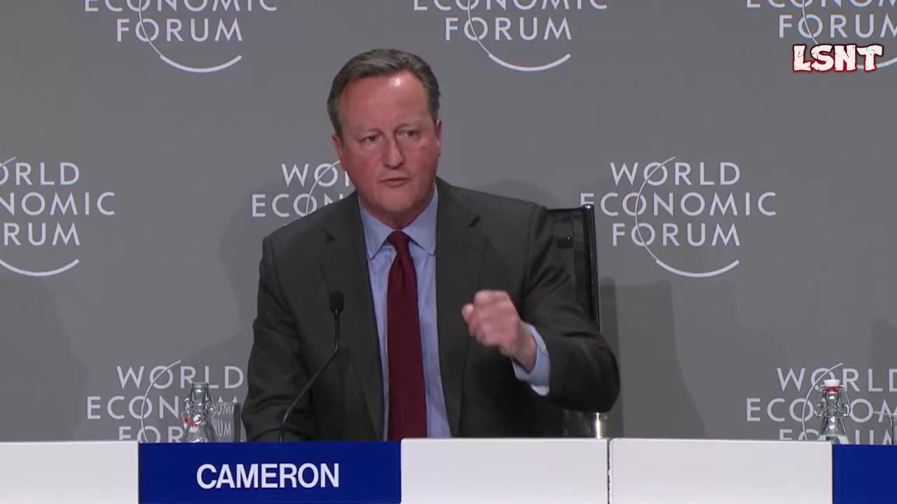 DAVOS 2024: DAVID CAMERON UK - Talks about the influx of immigration