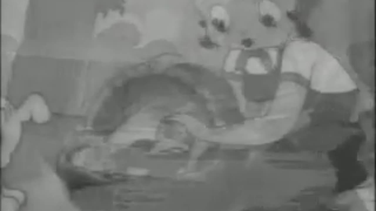 Late Nite, Black 'n White | Betty Boop | The Scared Crows | RetroVision TeleVision