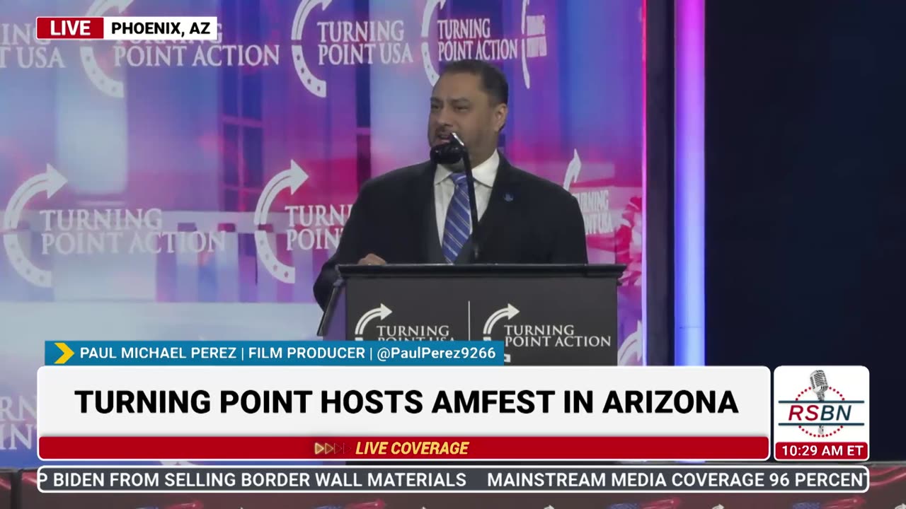 FULL SPEECH: Paul Michael Perez TPUSA's America Fest Conference: Day Four - 12/22/24