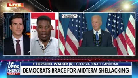 Herschel Walker: Biggest Threat To Democracy Is Biden!