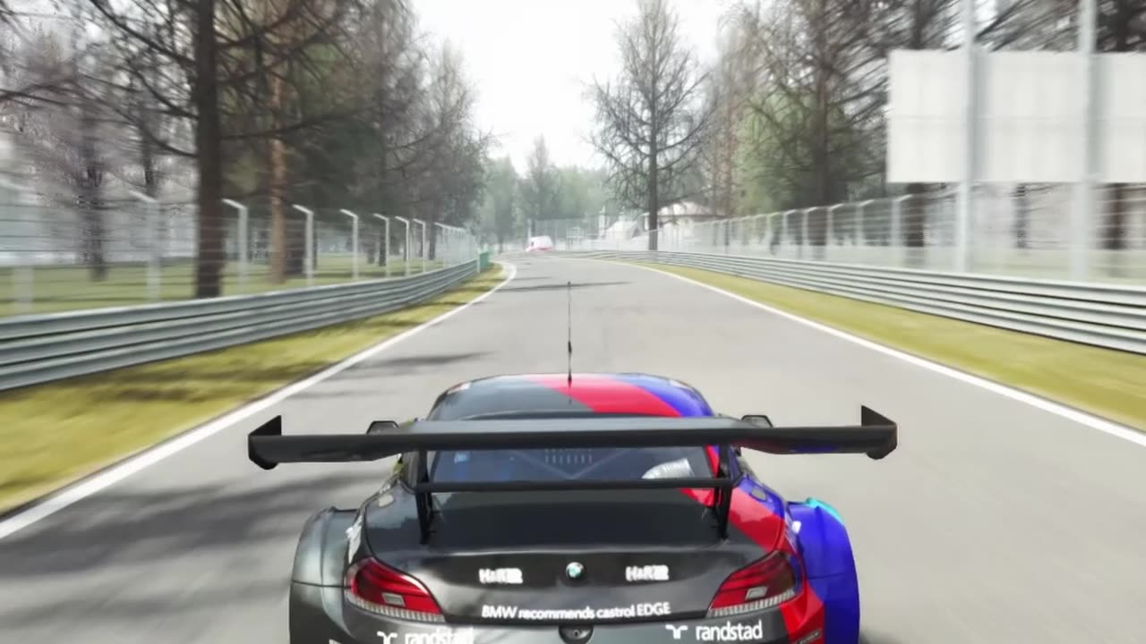 2/5 - Assetto Corsa | BMW Z4 GT3 Realistic Sounding at Monza Circuit | Logitech G25