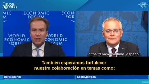 el Foro Económico Mundial presenta al Primer Ministro de Australia