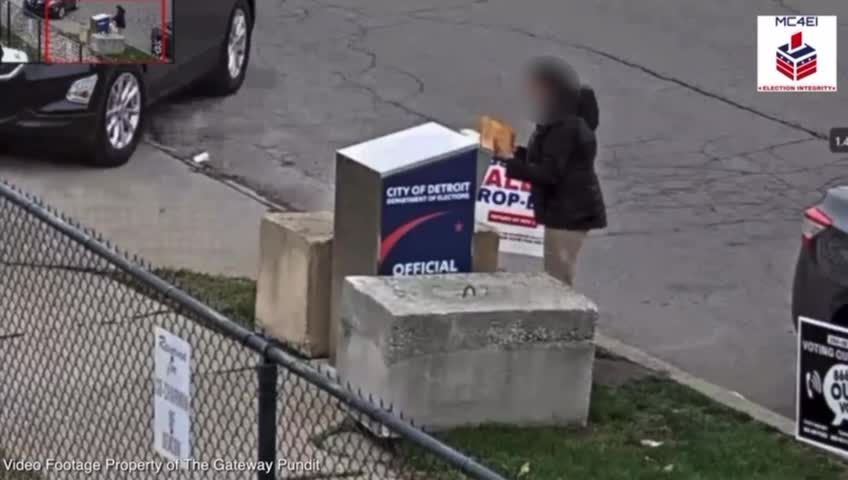 This is why the left and RINO right does not want Patriots watching unsecured drop boxes.