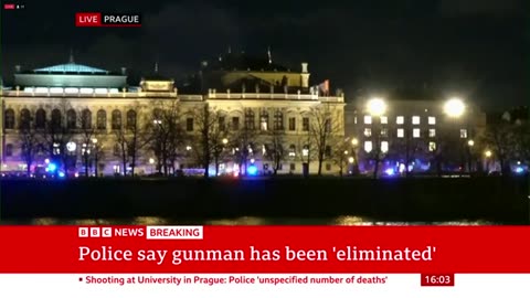 Prague shooting: Czech authorities say 10 killed and dozens injured at central university | BBC News