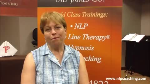 NLP Coaching | The Tad James Co. - Nancy Cummings Testimonial