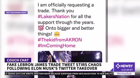 3_Fake Lebron James Trade Tweet Stirs Chaos Amid Recent Elon Musk Twitter Takeover