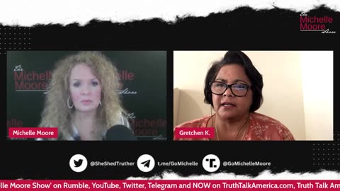 The Michelle Moore Show- Gretchen K & Israel, Lies of the Media, and Big Money Pharma