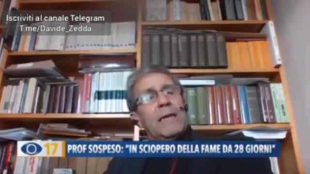 Prof di Legnano in sciopero della fame: aprite gli occhi alla verità, non vivete nella menzogna!