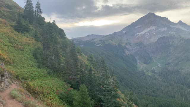 Oregon – Timberline Trail Perspective of Incredible Mount Hood