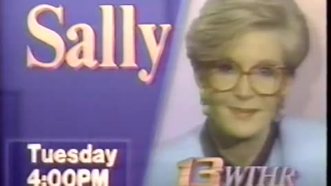 February 20, 1995 - WTHR Promo for 'Sally' & 'Entertainment Tonight'