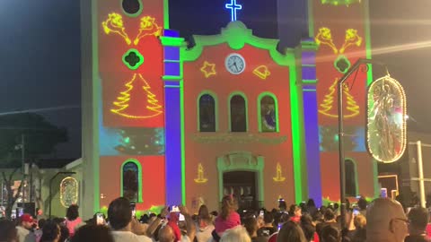 Natal na cidade de guararema- apresentação praça principal