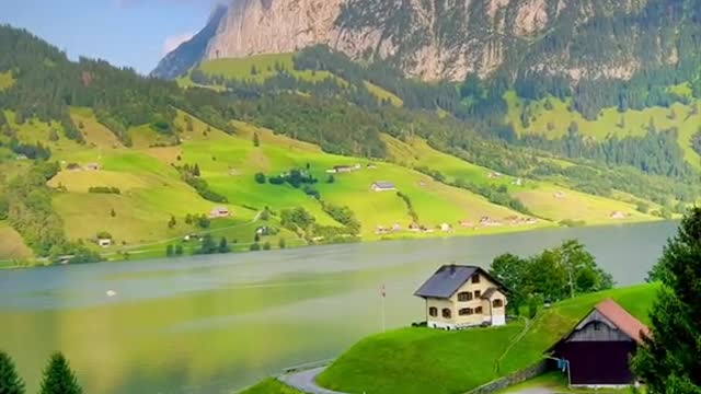 House at the Lake in Switzerland