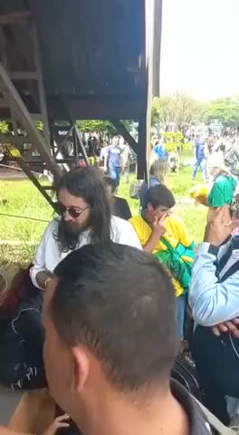 Thousands of Brazilian patriots detained yesterday are being held like cattle