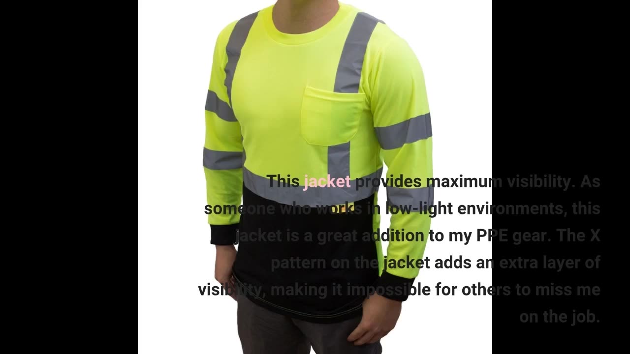 New York Hi-Viz Workwear WJX7012 Men's ANSI Class-Overview