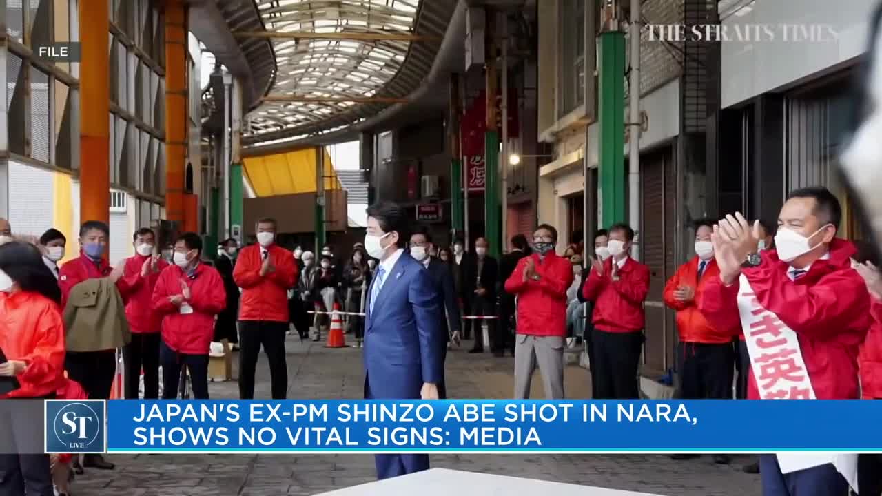 Japan's ex-prime minister Shinzo Abe shot in Nara, shows no vital signs: Media