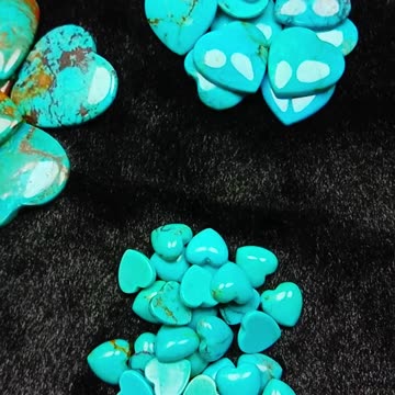 Natural turquoise heart shape cabochon 10mm 20mm 30mm for jewelry making04