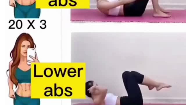 21 Days Challenge with perfect firm abs for women's