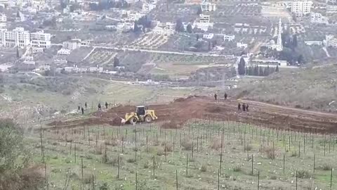 Jewish Vineyard Being Uprooted