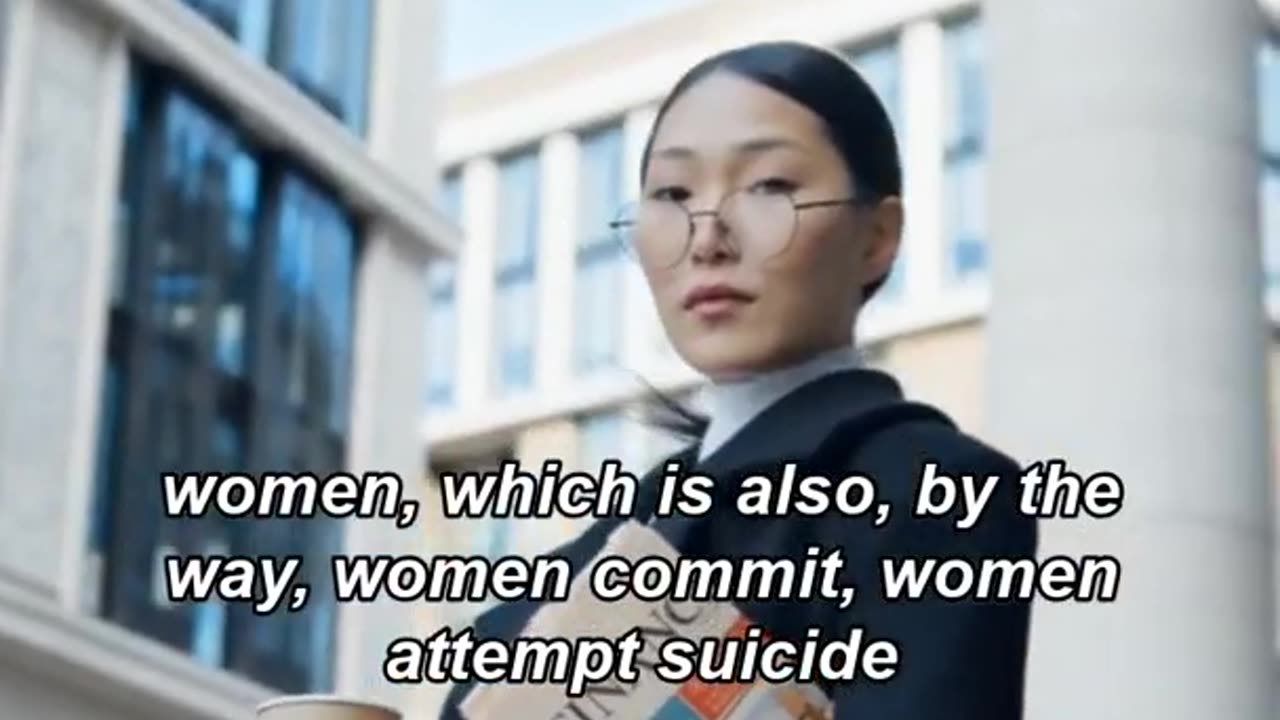 Women ATTEMP Suicide more, Men COMMIT Suicide More! - Jordan Peterson #shorts