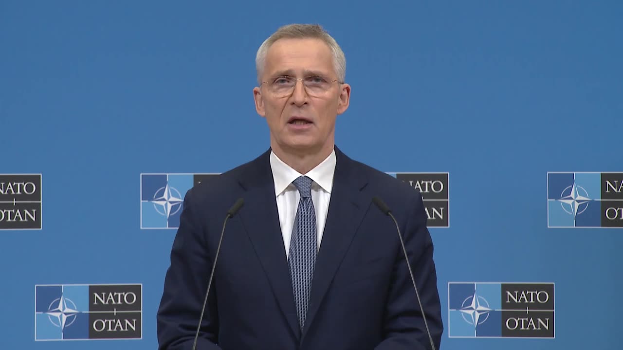 NATO Secretary Generall Jens Stoltenberg pre-ministerial press conference