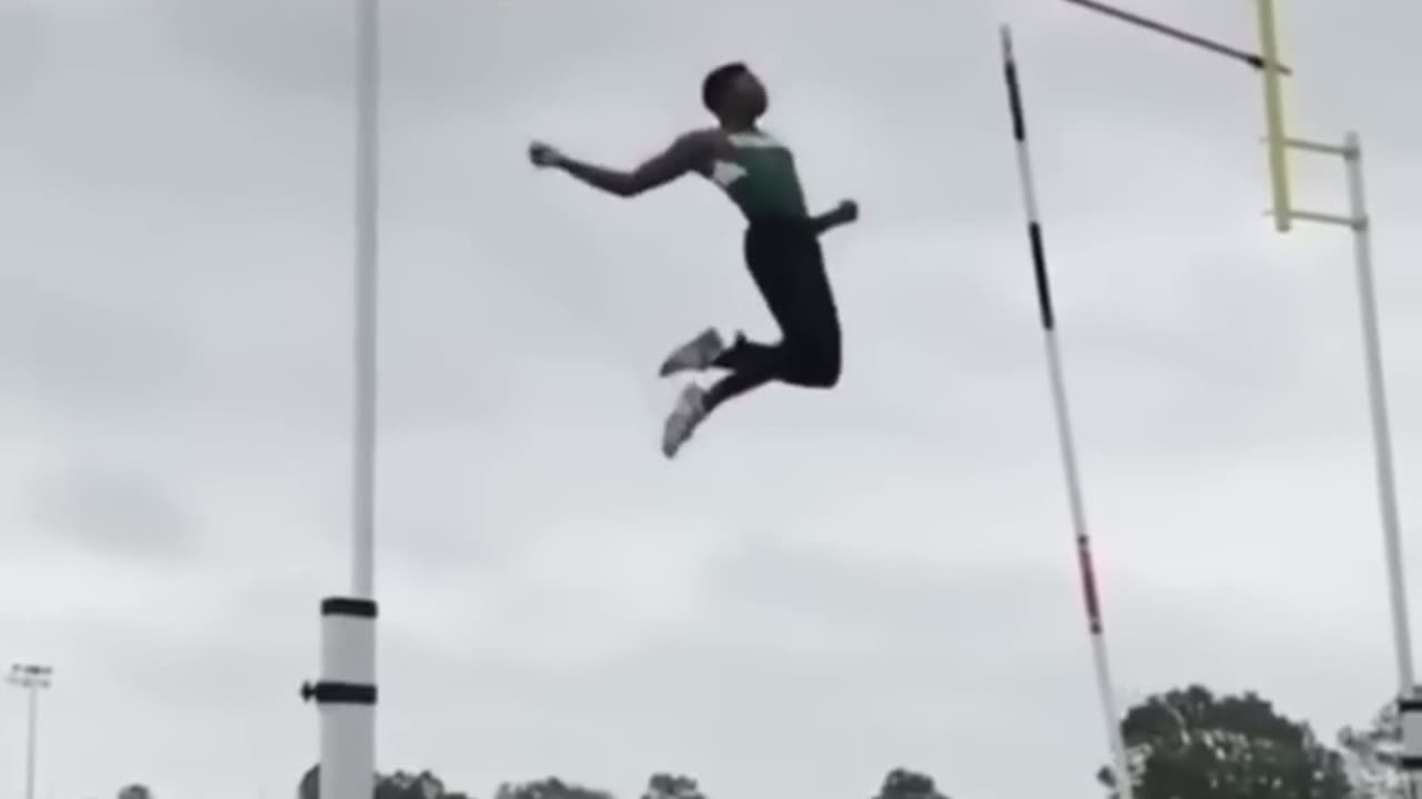 YOU NEED 100% LUCK FOR THIS 🤯 (Pole vaulting can have the craziest outcomes)