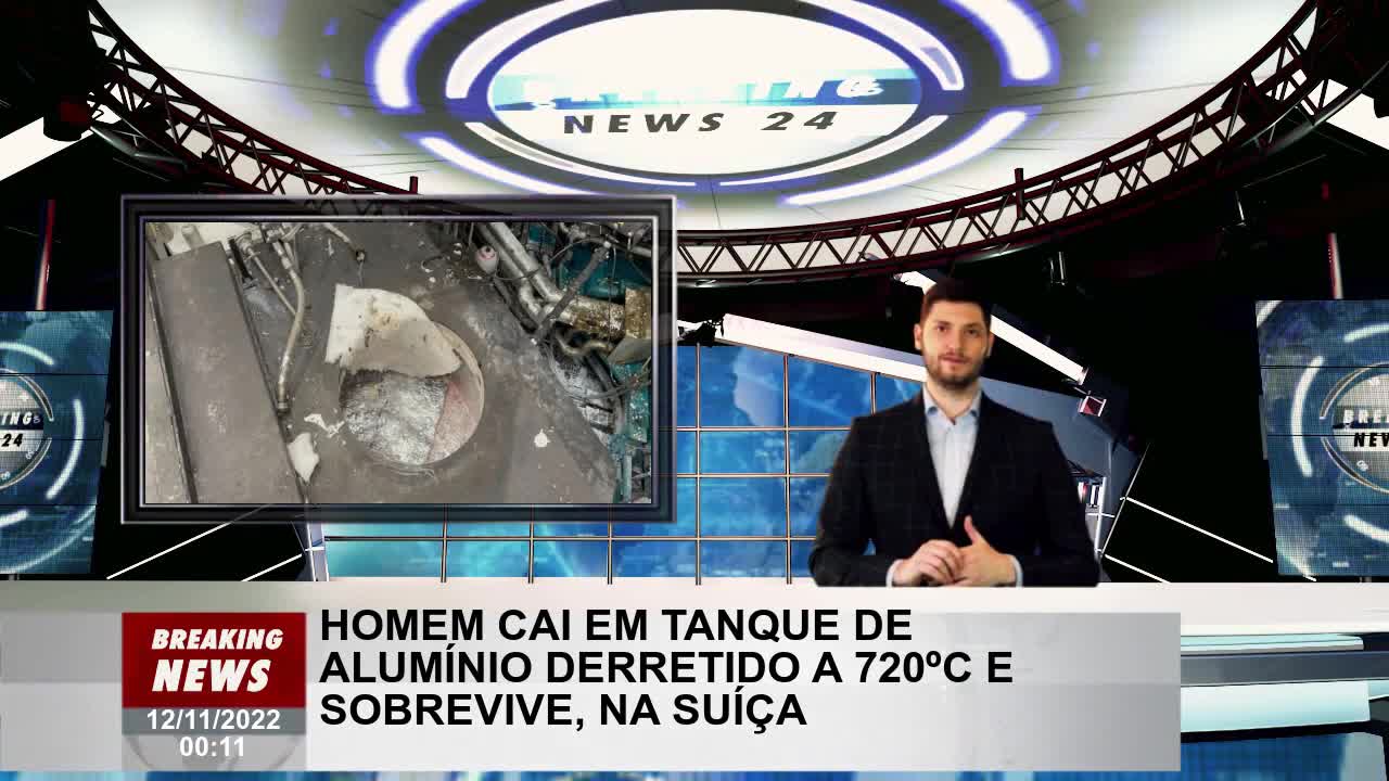 O homem cai em um tanque de alumínio derretido a 720ºC e sobrevive na Suíça