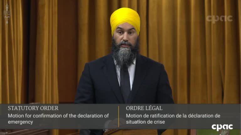 Emergency Act Debates - Feb17-22 -Part 6 🟠 Jagmeet Singh (NDP)