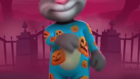 The spooky season calls for a spooky dance | My talking tom