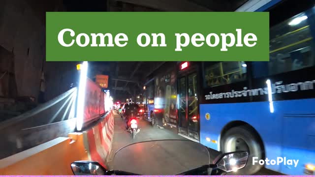 Just blocking 2 lanes