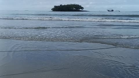 on Balneario Camboriú beach