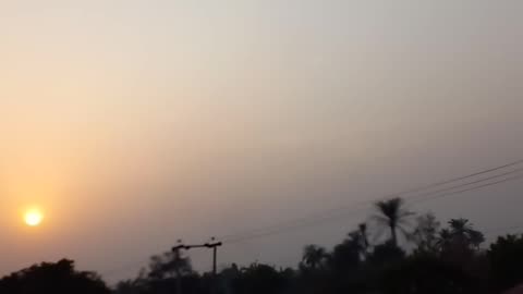 Shining Evening Moon In NIGERIA