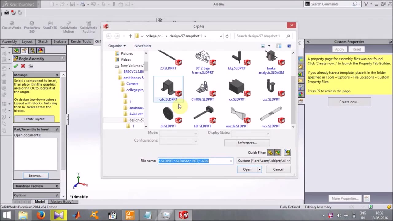 Dynamic Brake analysis in solidworks with motion analysis and calculating stress and strain