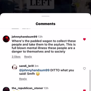 Left out protesting again