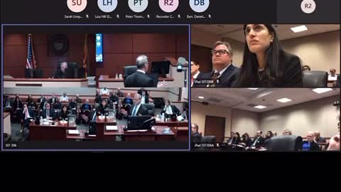 Short clip from Kari Lake, court case