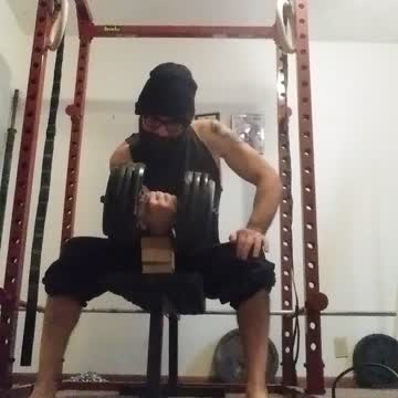 Fat gripz dumbbell wrist curls full ROM