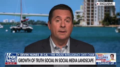 Devin Nunes with a solid Truth Social update.