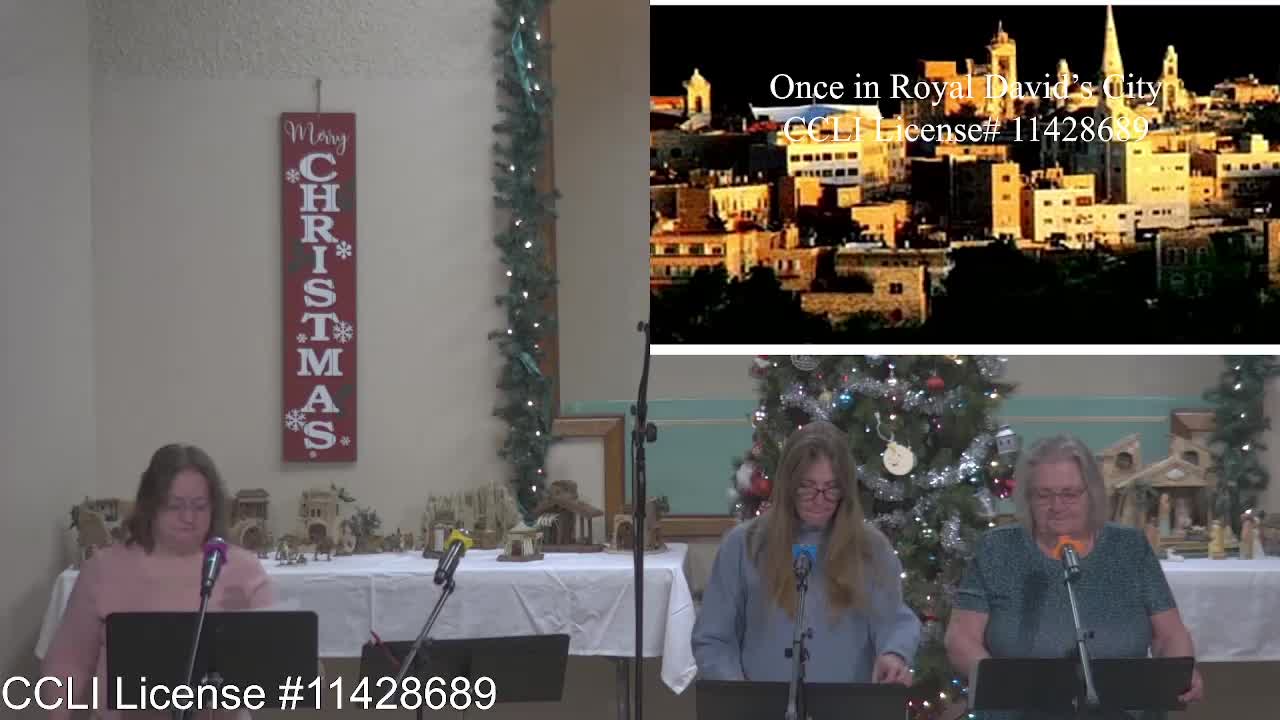 Moose Creek Baptist Church Sing “Christmas Offering” During Service 12-18-2022