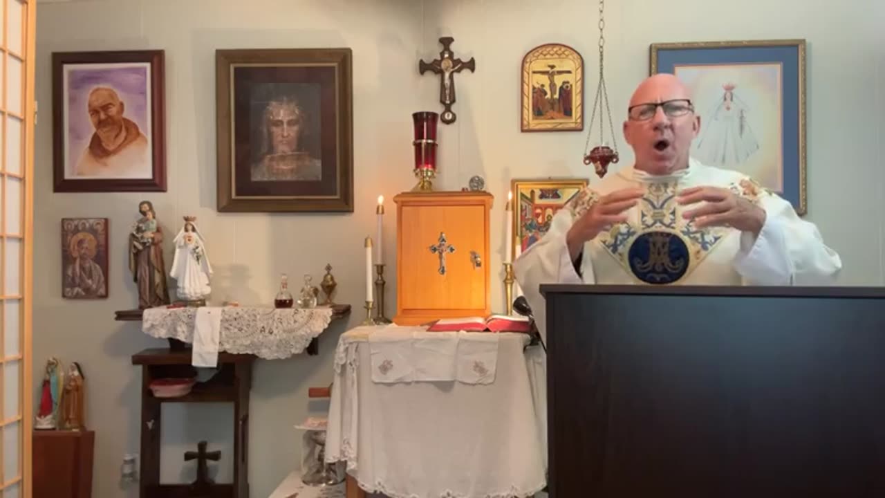 St Cyril; adoration before Mass; homily on being wise or a fool!