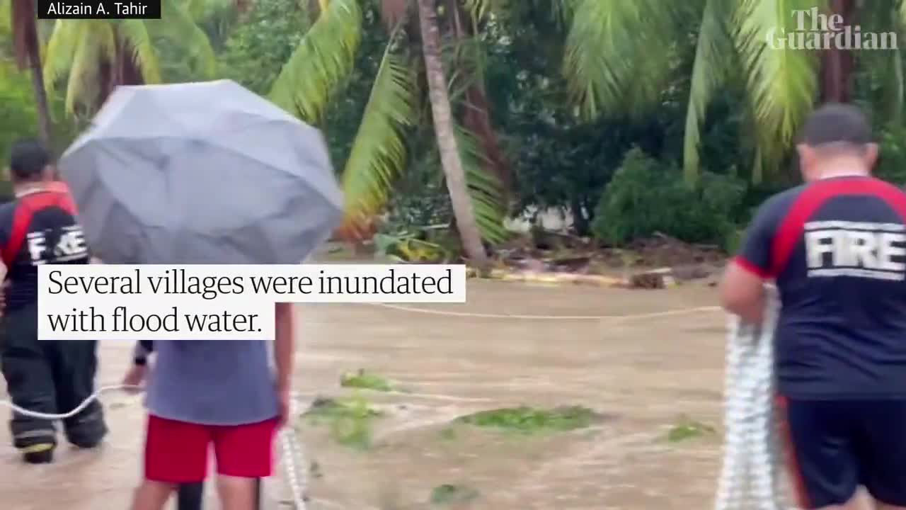 Deadly floods and landslides hit southern Philippines as storm Nalgae approaches