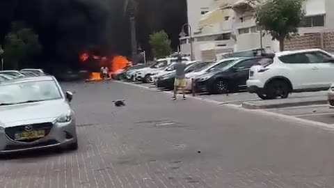 Hamas attacks cause fires in Ashkelon