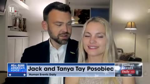 Things get INTENSE as Jack Poso and Tanya Tay Posobiec debate over who has the superior